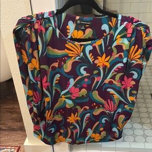 International concepts Colorful Floral Women's Top